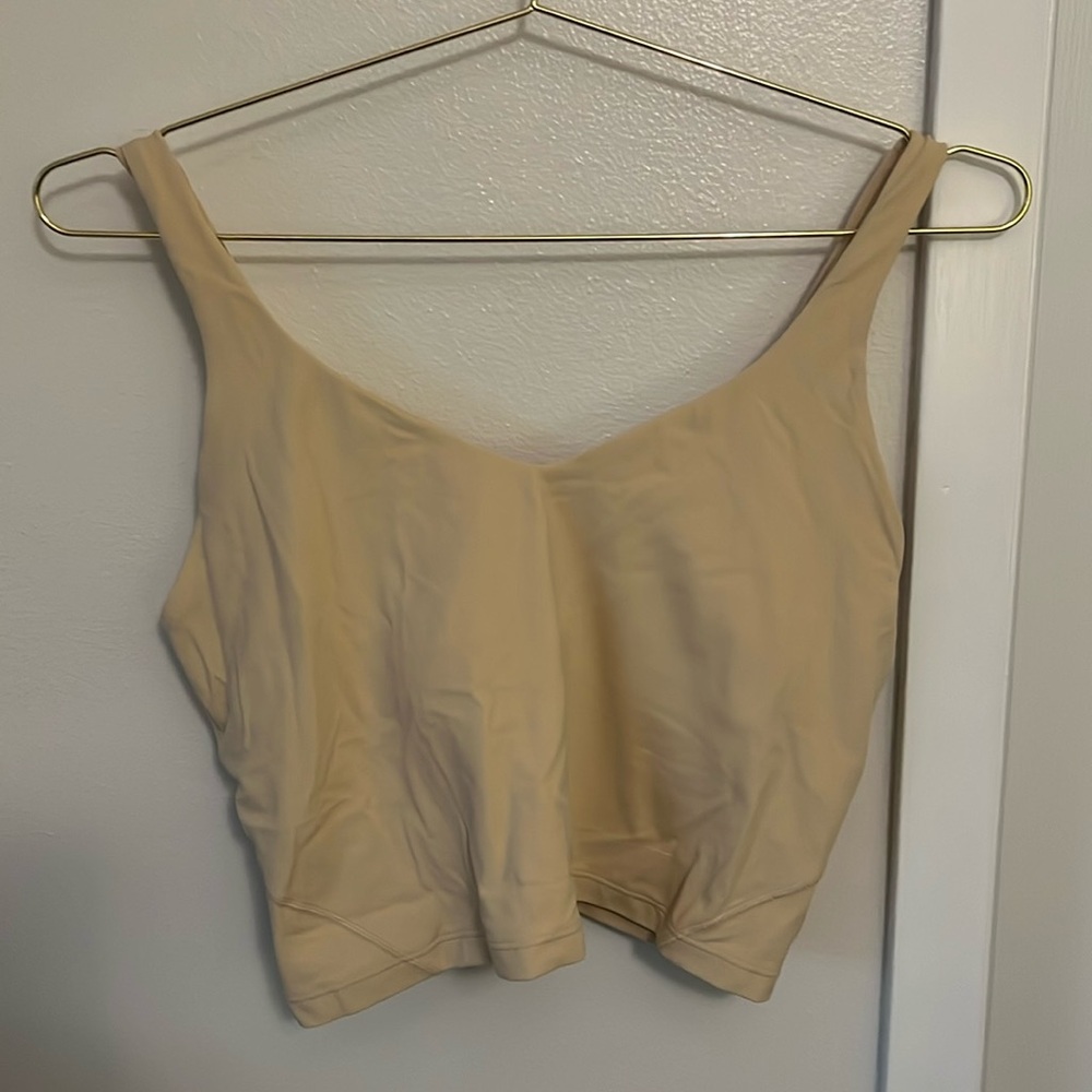 Lulu lemon align crop tank - Beige size 12